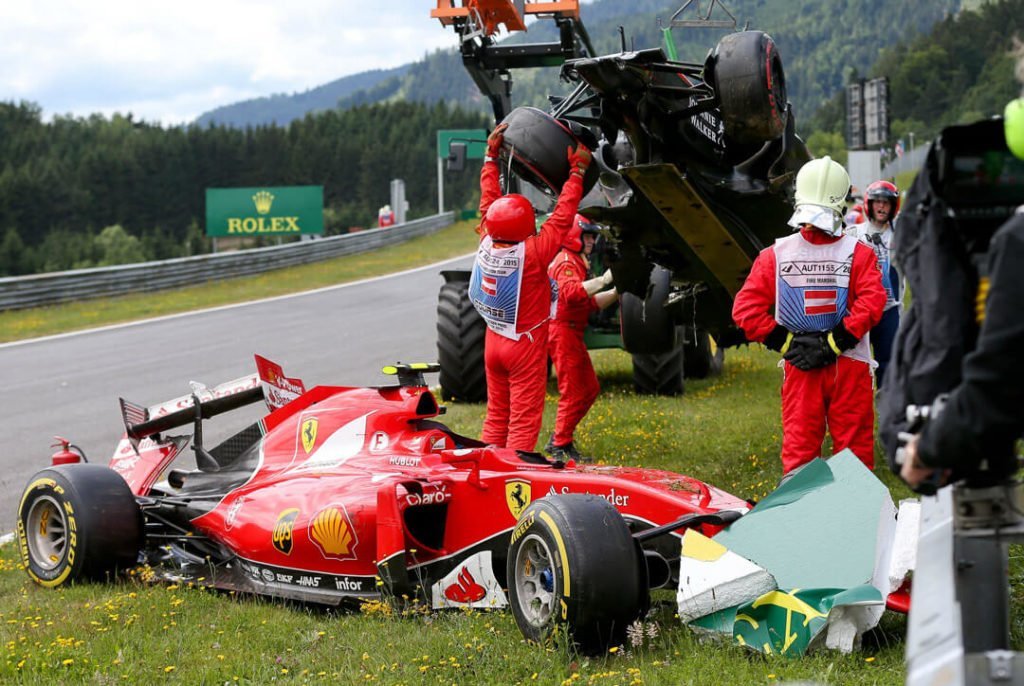 حادث سيارة فيراري فورمولا 1